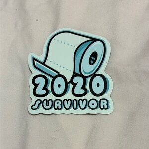 2020 Survivor Funny Magnet with Toilet Paper Design